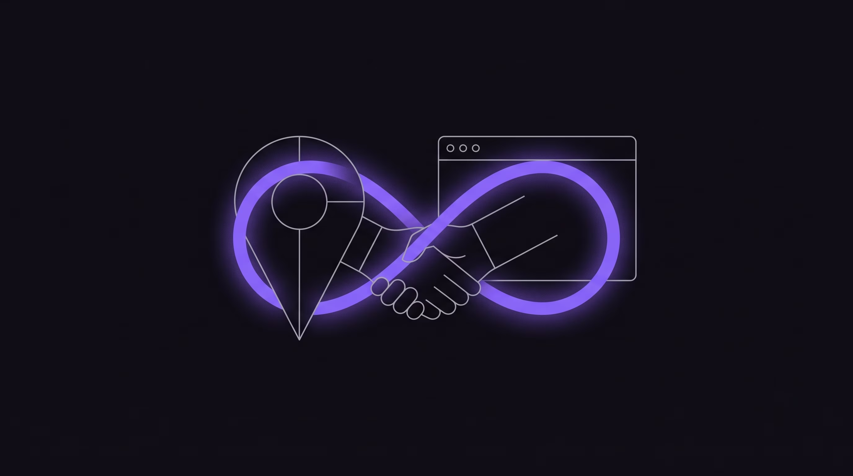 Illustration — Google Business Profile and website linked and reinforcing each other