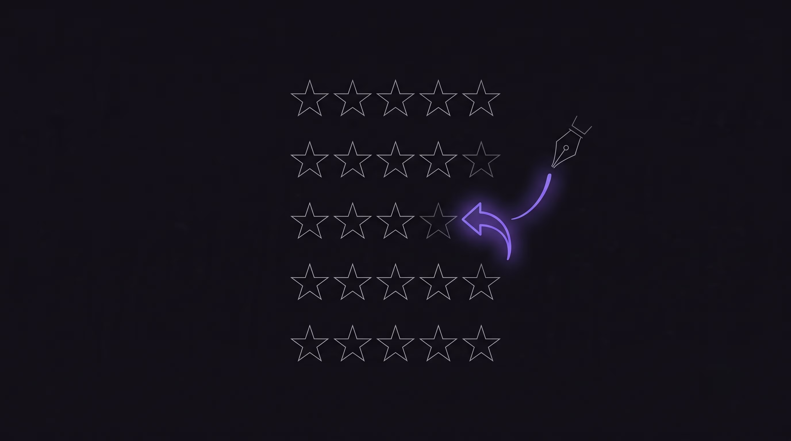 Illustration — l'IA prépare une réponse personnalisée à un avis Google cinq étoiles