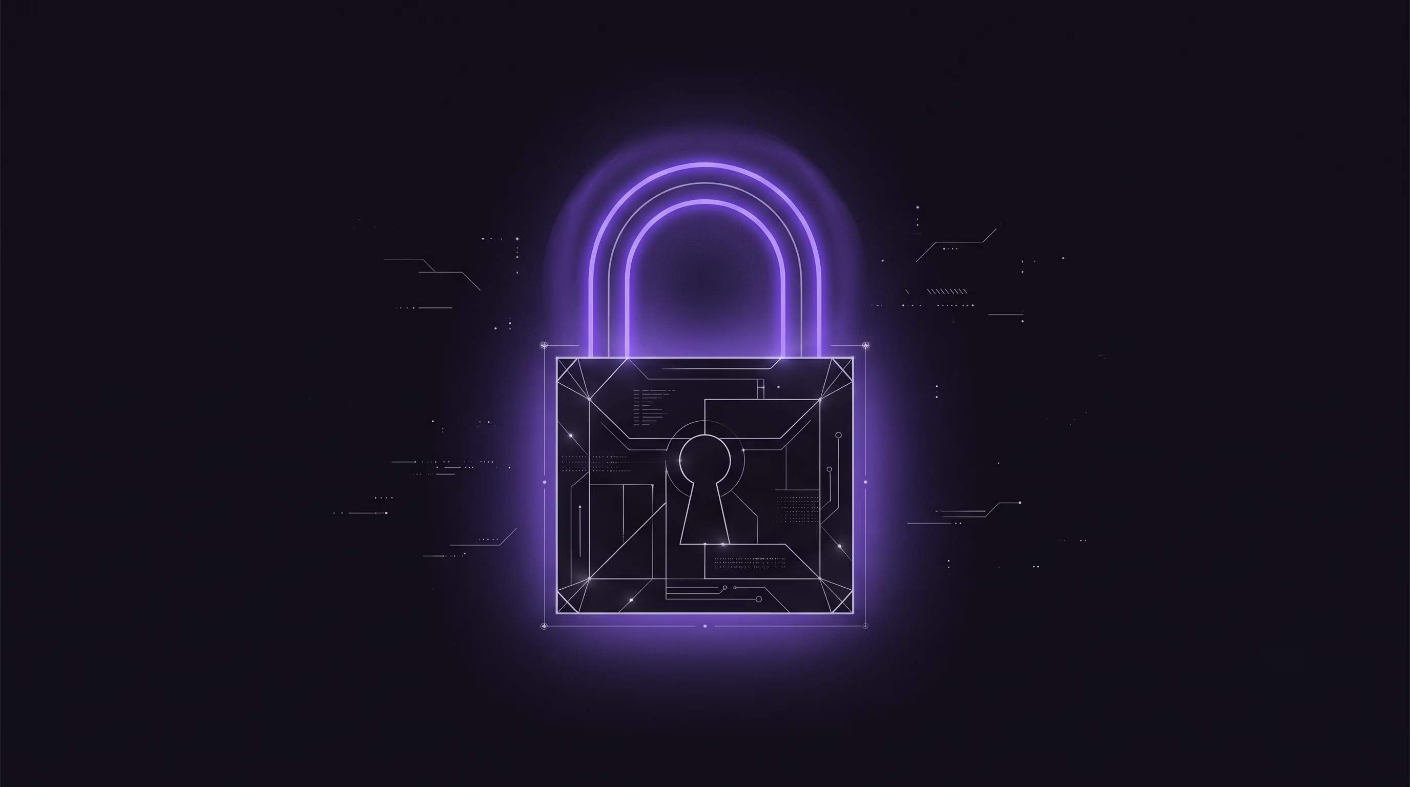 Illustration — un cadenas HTTPS protégeant un site web